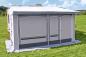 Preview: Detail 500 g/m² PVC-Dach und 420 g/m² Seitenwand des Wien Teilzelts