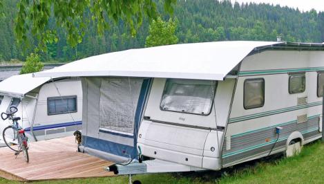 Wohnwagenschutzdach Sölden Double