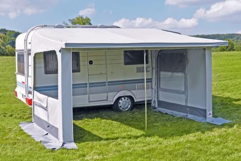 Wien Ganzjahres-Teilzelt – 240 cm Komfort & flexible Türposition