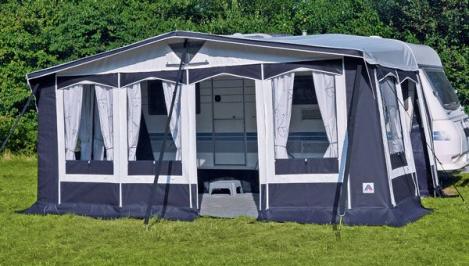 Island Plus 240 cm Tief Dauerstandvorzelt - Premium-Vorzelt für Ganzjahres-Camping