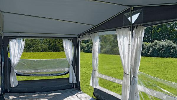 Bozen Reise‑ und Saisonvorzelt – 240 cm Tiefe für flexible Campingfreiheit