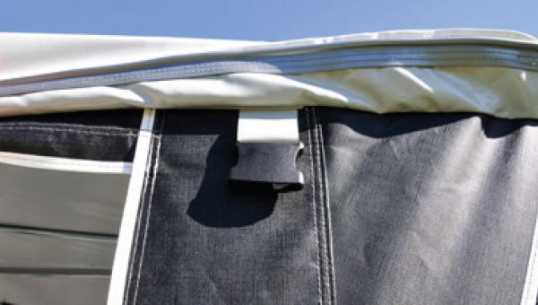 Bozen Reise‑ und Saisonvorzelt – 240 cm Tiefe für flexible Campingfreiheit