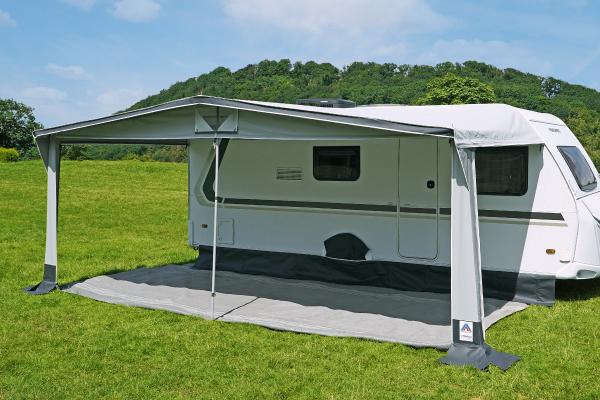 Seitliche Gaze-Fenster des Triest Reisezelts 240 cm mit klarer und dunkler Abdeckung