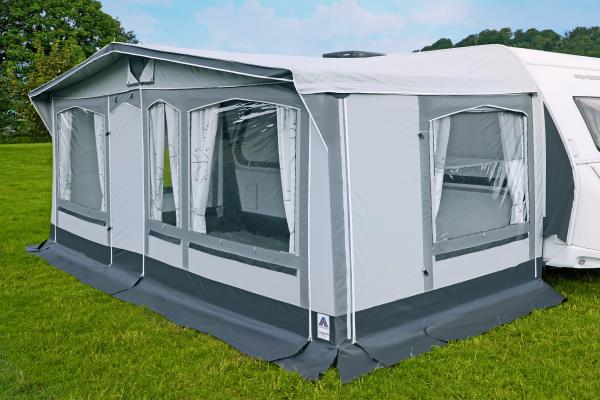 Vario-Ecke Triest Vorzelt 240 cm – perfekte Anpassung an verschiedene Wohnwagen