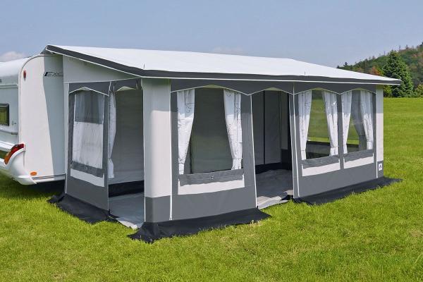 Bern 2.0 Vorzelt mit segmentierter Vorderwand und wetterfestem Aufbau