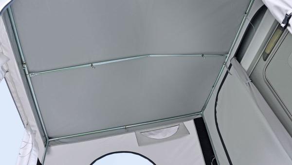 Rückwand Bernina mit zwei Reißverschlüssen, variabler Einstieg oder Windblende
