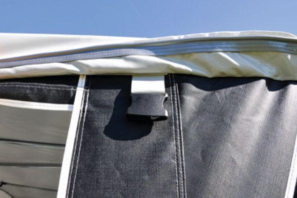 Komfortables Hahn Zelte Medulin Vorzelt für Camping