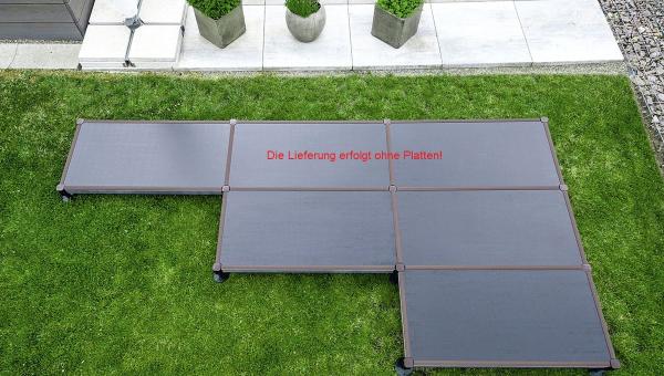 Aluschienen für Zeltboden 1,20 x 0,60 cm